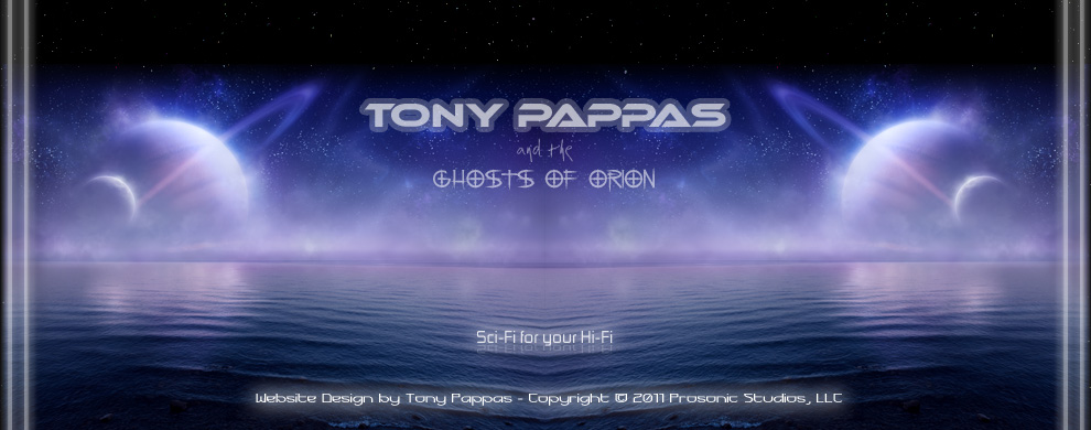 Tony Pappas & The Ghosts of Orion Website Footer